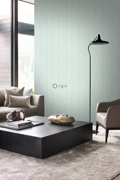 Origin Wallcoverings Tapete Holzoptik Mintgrün - 53 cm x 10.05 m - 347524