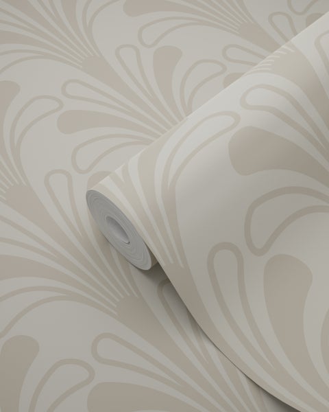 Origin Wallcoverings Tapete Art Decó Muster Sandbeige - 50 x 900 cm - 347967