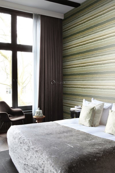 Origin Wallcoverings Tapete Marmor-Optik Ockergelb - 53 cm x 10.05 m - 337233