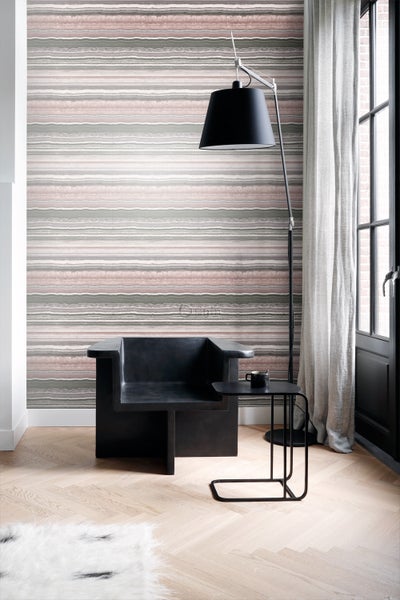 Origin Wallcoverings Tapete Marmor-Optik Quarzrosa - 53 cm x 10.05 m - 337237
