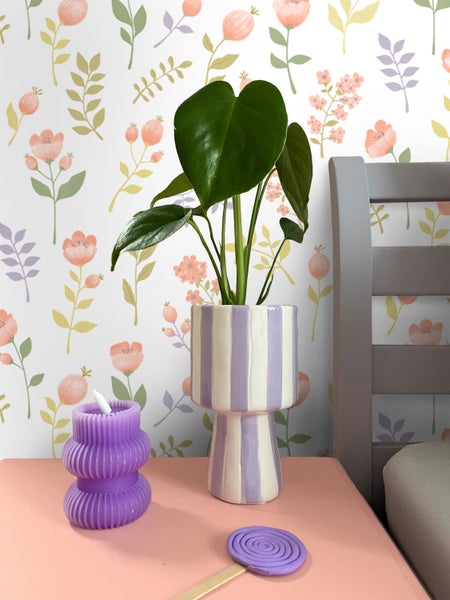 ESTAhome Tapete Blumen Pastell-Farben - 50 x 900 cm - 139976
