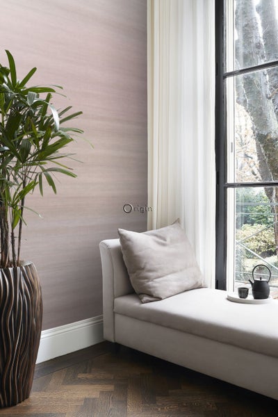 Origin Wallcoverings Fototapete Gewebeoptik mit Farbverlauf Altrosa - 200 x 300 cm - 357229