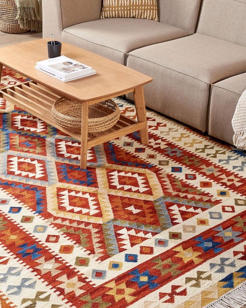 Teppich OSHAKAN Bunt 200 x 300 cm Wolle Kelim