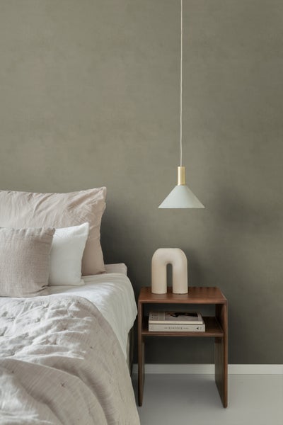 Origin Wallcoverings Tapete Betonoptik Dunkelgrün - 50 x 900 cm - 348068