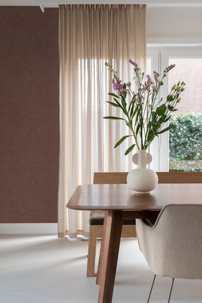 ESTAhome Tapete 3d Wellenförmige Linien mauve-violett - 50 x 900 cm - 131369