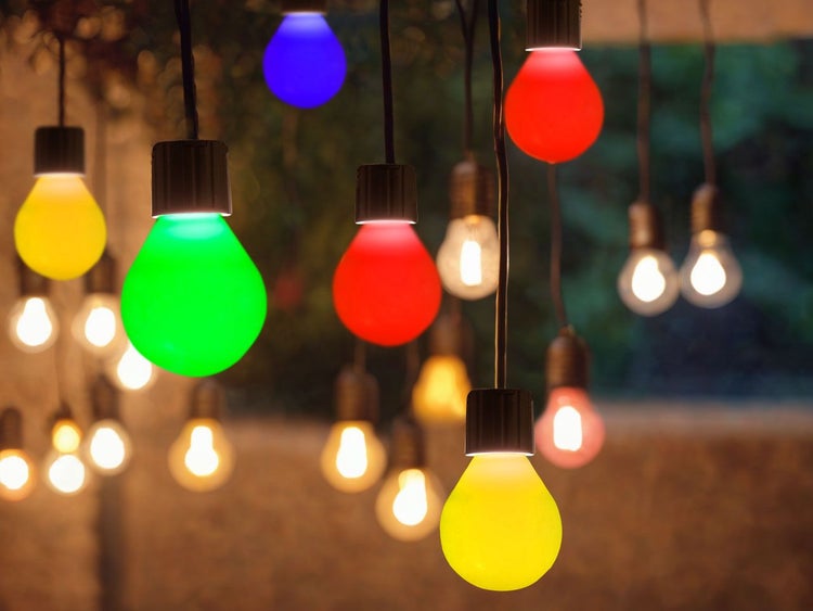 Smart LED Gartengirlande 25 Lichter mehrfarbig mit App-Steuerung 900 cm ISORTOQ
