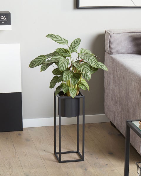 Blumentopf mit Beinen IDRA Metall 15 cm Schwarz
