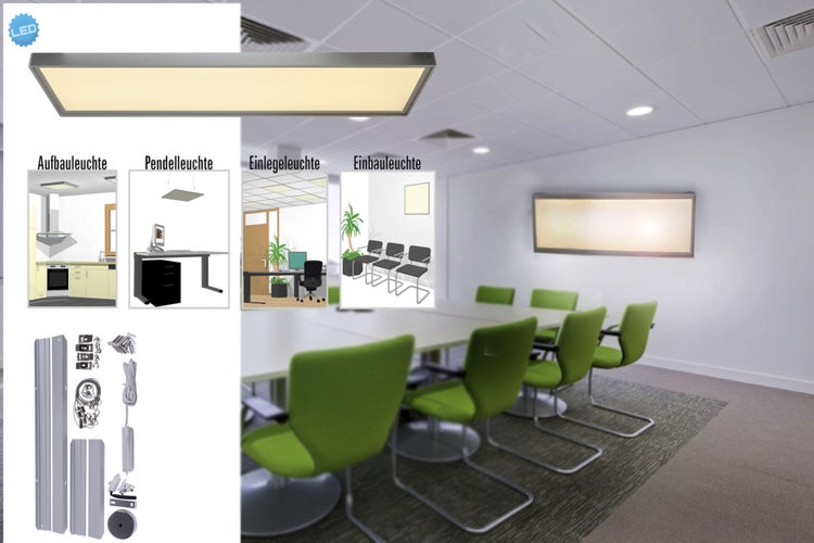 LED Panel zum Ein-/Aufbau DIVERSITY