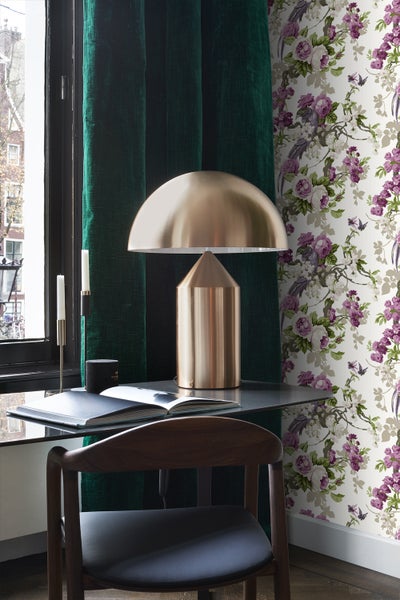 Origin Wallcoverings Tapete Paradiesvögel Lila - 53 cm x 10.05 m - 326152