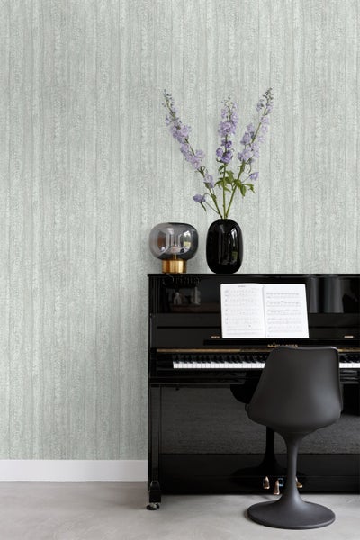Origin Wallcoverings Tapete Holz-optik Mintgrün - 53 cm x 10.05 m - 347529