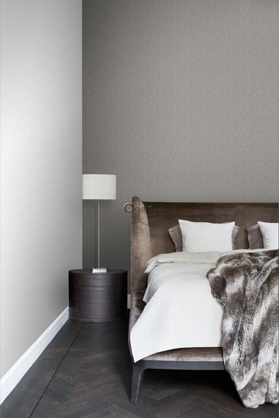 Origin Wallcoverings Tapete Fischgrätmuster Taupe - 53 cm x 10.05 m - 347665