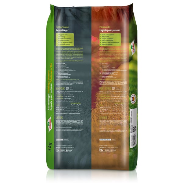 Verdurmax Rasendünger Frühling Sommer, 5 Kilogramm Packung