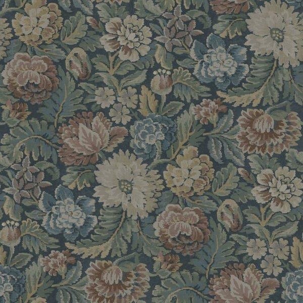 Borastapeter Tapete Blumenmuster Grün - 53 cm x 10.05 m - 660218