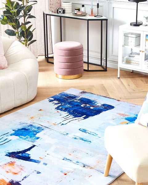 Teppich bunt 160 x 230 cm Kurzflor ADAPAZARI