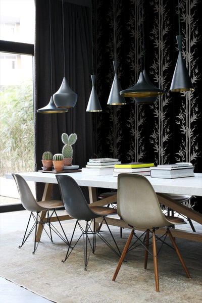 Origin Wallcoverings Tapete Bambusmuster Schwarz und Grau - 53 cm x 10.05 m - 345748