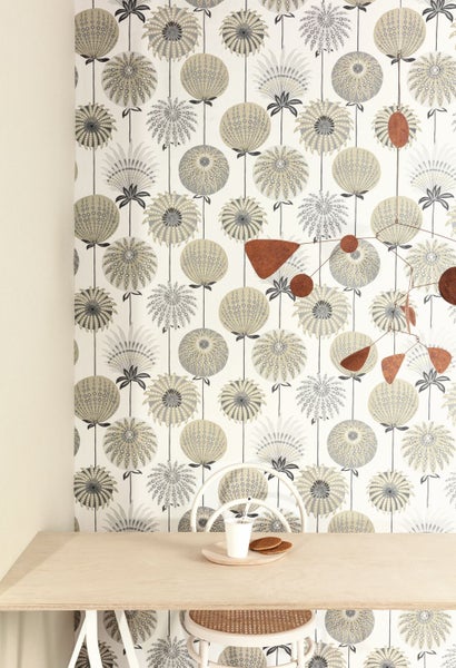 Masureel Tapete grafisches Motiv Grau - 53 cm x 10.05 m - 631856
