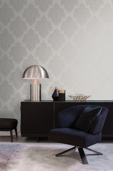 Origin Wallcoverings Tapete Ornamente Taupe - 53 cm x 10.05 m - 345915
