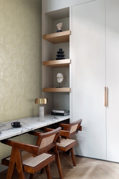 Origin Wallcoverings Tapete tropische Blätter Sandbeige - 53 cm x 10.05 m - 348025