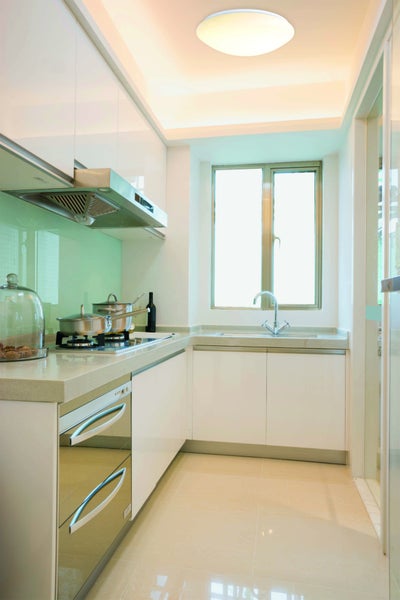 Technische Zeichnung einer Deckenleuchte mit den Maßen 260 mm Durchmesser und 90 mm Höhe