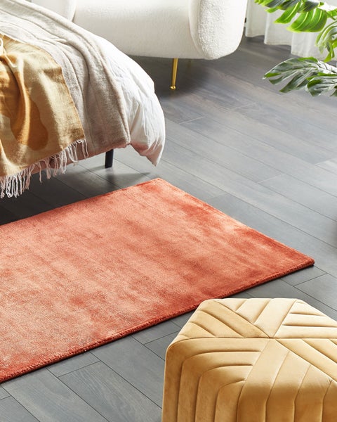 Teppich GESI II Orange 80 x 150 cm Viskose