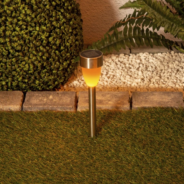 Solarleuchte im Garten
