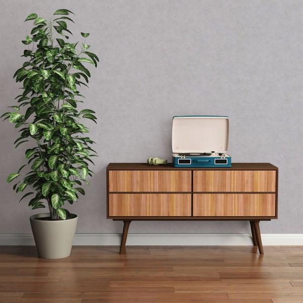 Graue Tapete mit Betonoptik