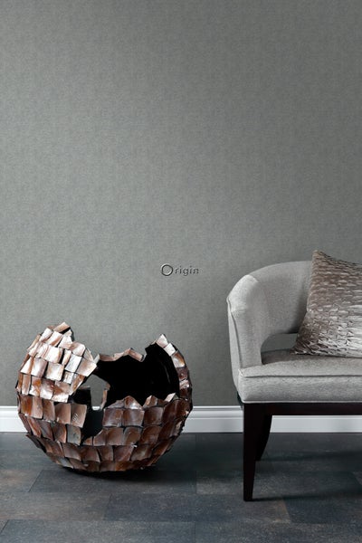 Origin Wallcoverings Tapete Fischgrätmuster Blaugrau - 53 cm x 10.05 m - 347667