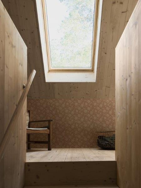 Borastapeter Tapete Blumenmuster Braun - 53 cm x 10.05 m - 661061