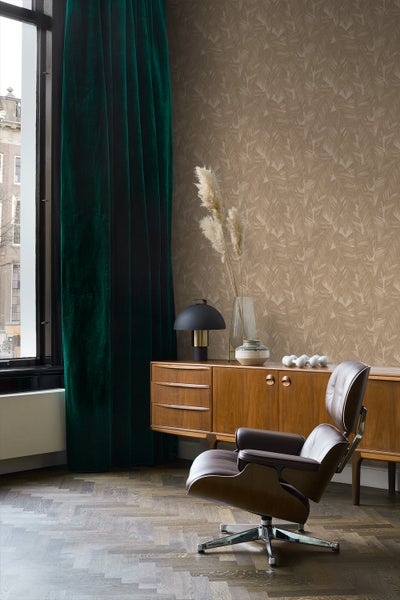 Origin Wallcoverings Tapete Bananenblätter Beigebraun - 50 x 900 cm - 348059