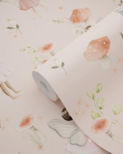 ESTAhome Tapete Elfen Rosa - 50 x 900 cm - 131341