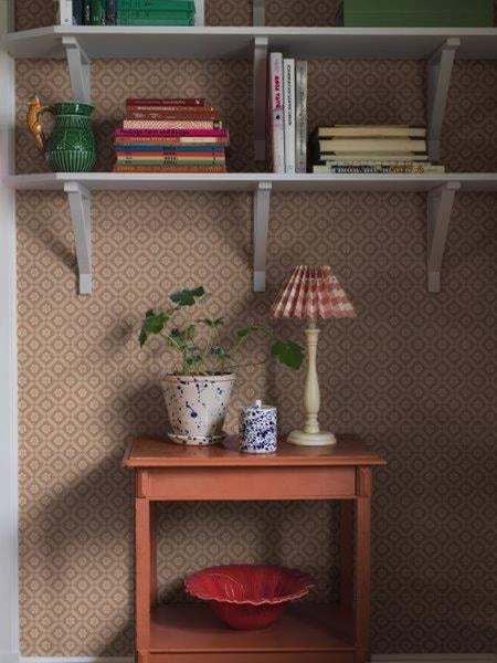 Borastapeter Tapete Fliesenmuster Terrakotta - 53 cm x 10.05 m - 660575