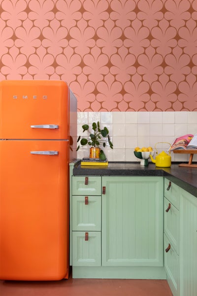 ESTAhome Tapete Retro-Ornamente Terrakotta - 50 x 900 cm - 131561
