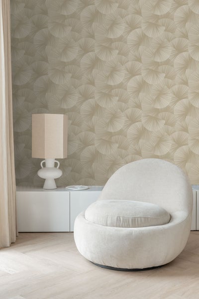 Origin Wallcoverings Tapete 3D-Muster Taupe - 0.53 x 10.05 m - 348043