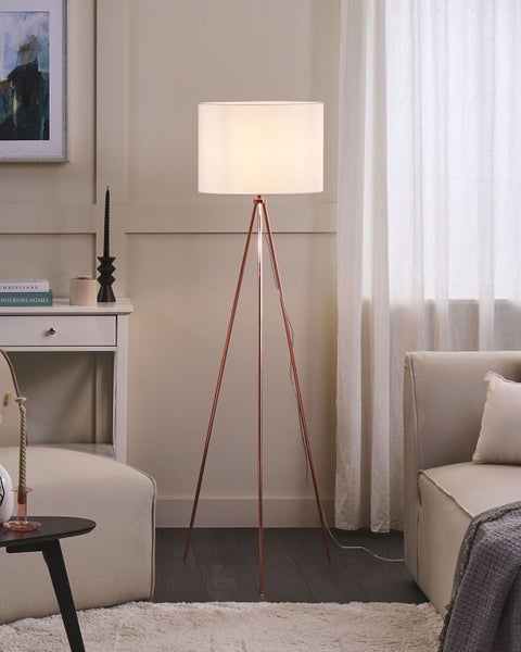 Stehlampe VISTULA Metall Kupfer