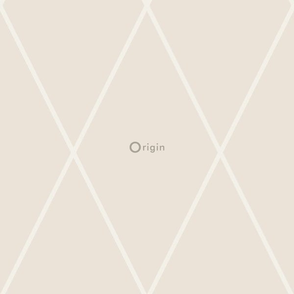 Origin Wallcoverings Tapete Karomuster Beige - 53 cm x 10.05 m - 345719