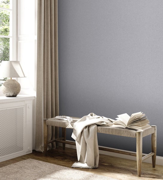 A.S. Création Tapete Uni Grau - 53 cm x 10.05 m - AS-389257