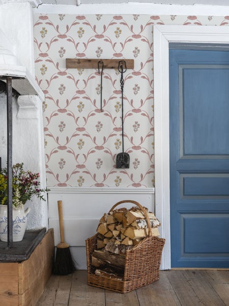 Duro Tapete Blumen Terrakotta - 53 cm x 10.05 m - 661171