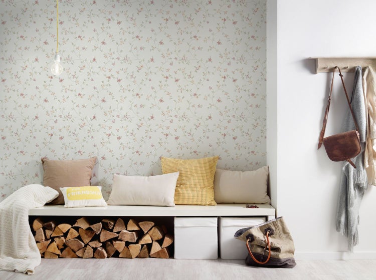 Lampenschirm mit Samtbezug