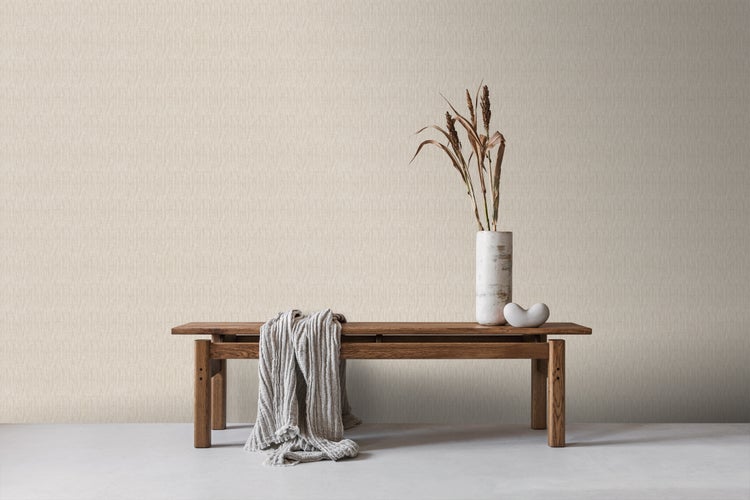 Sanders und Sanders Tapete Leinen-Optik Beige - 53 cm x 10 m - 640210