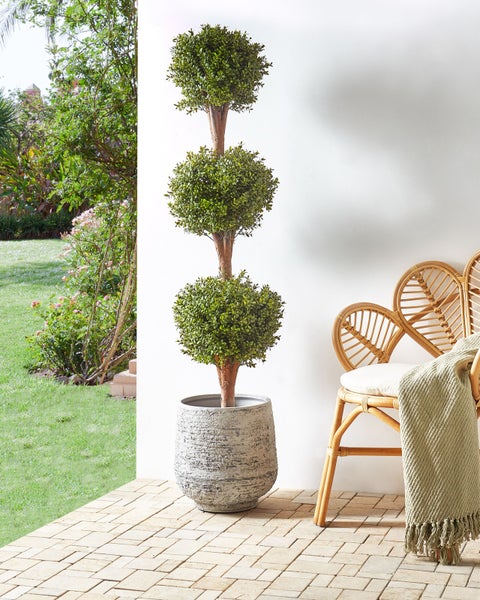 Kunstpflanze BUXUS BALL TREE 154 cm Grün