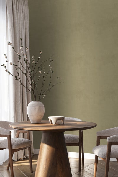 Origin Wallcoverings Tapete Betonoptik Grün - 50 x 900 cm - 348066