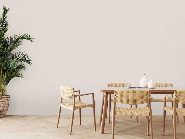 A.S. Création Tapete Uni Creme-Beige, Weiß und Grau - 53 cm x 10.05 m - AS-389256