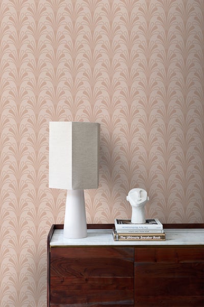 Origin Wallcoverings Tapete Art Decó Muster Terrakottarosa - 50 x 900 cm - 347968