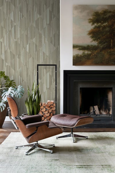 Origin Wallcoverings Fototapete 3D Holzoptik Taupe - 1,5 x 2,79 m - 357297