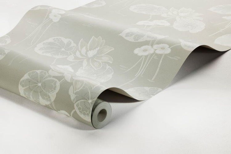 Borastapeter Tapete Blumen Beige - 53 cm x 10.05 m - 660009