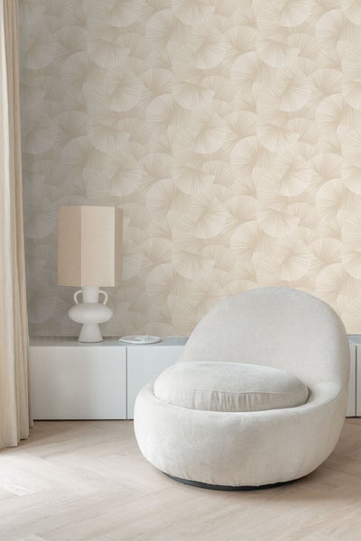 Origin Wallcoverings Tapete 3D-Muster Beige - 0.53 x 10.05 m - 348041
