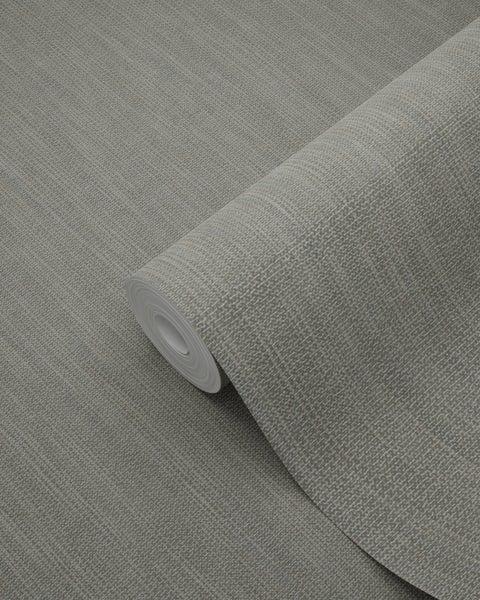 Origin Wallcoverings Tapete 3D Grasmuster Leinen-Optik Braun - 53 cm x 10.05 m - 347315
