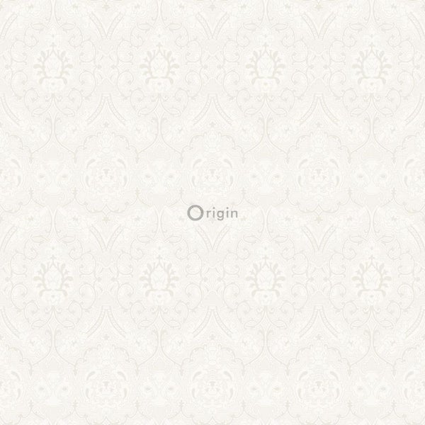 Origin Wallcoverings Tapete Ornamente Weiß - 53 cm x 10.05 m - 346240