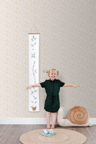 ESTAhome Tapete Blumen Beige - 53 cm x 10.05 m - 139578