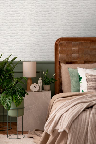 Sanders und Sanders Tapete Uni Hellgrau - 53 cm x 10 m - 640086